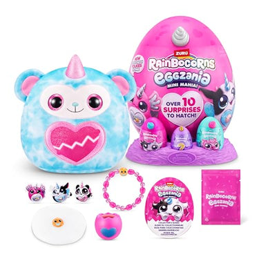 Rainbocorns Eggzania Mini Mania, Cow, by ZURU Plush Surprise Unboxing with Animal Soft Toy, Idea for Girls with Imaginary Play (Cow) im Sale